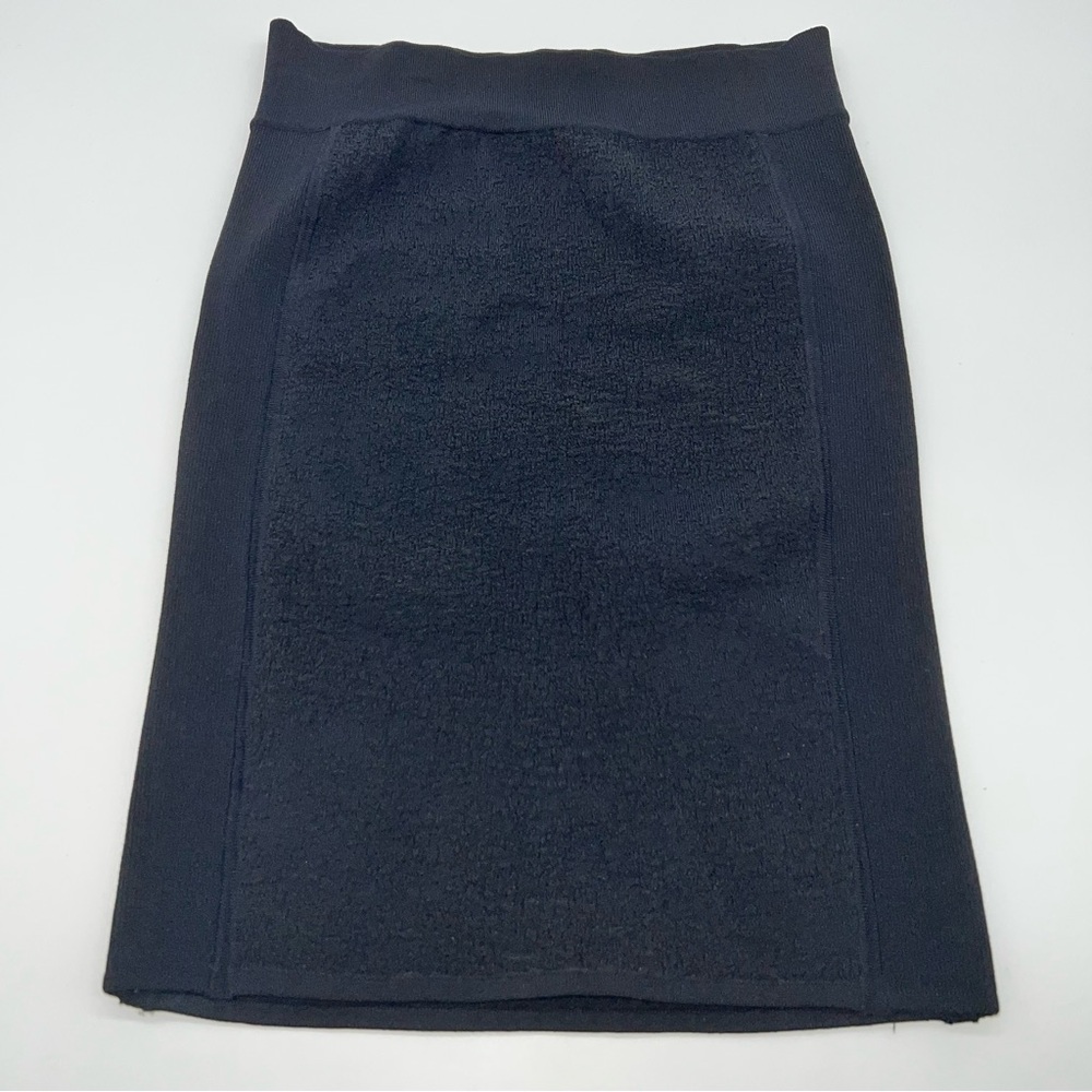 Tart Women’s Textured Front/Back Ribbed Sides Knee-Length Pencil Skirt-Size XS